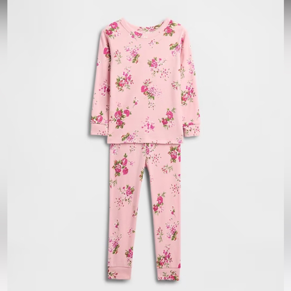 NWT GAP Floral Pink Kids Pajamas, size 3